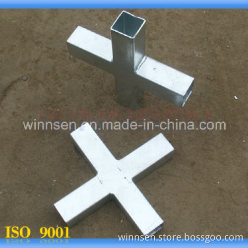 4 Way Connector Square Tube Fittings Pipe Coupling (Ys46027)